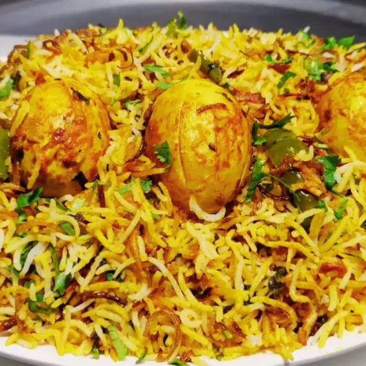 अंडा (एग) बिरयानी रेसिपी (egg biryani recipe in hindi)