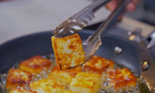 tel me paneer ke tukde roast